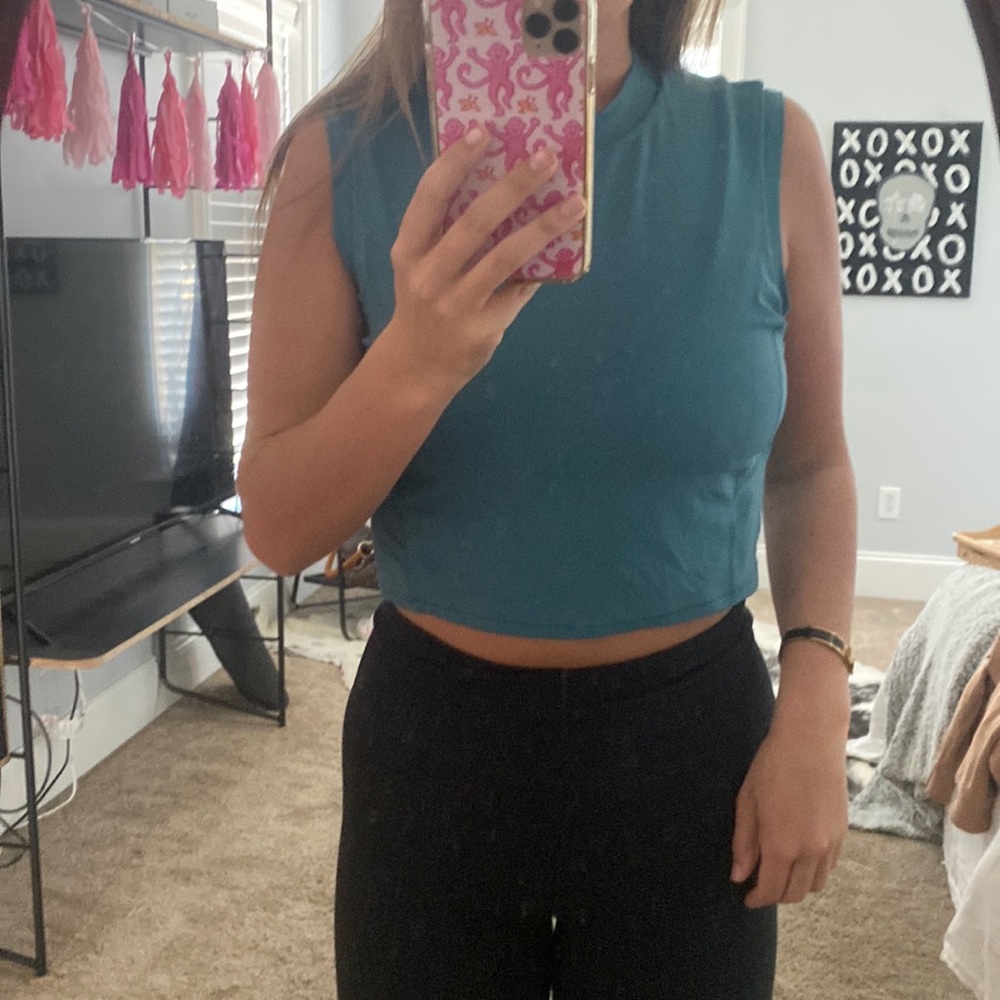 Blue Lululemon top